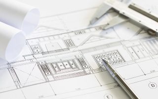 plano de piso realizado por un arquitecto
